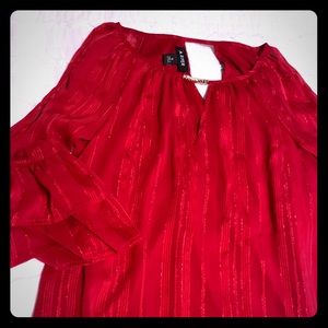 Beautiful red blouse